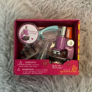 Our Generation Under the Microscope science accessory for 15” dolls - NEW in box